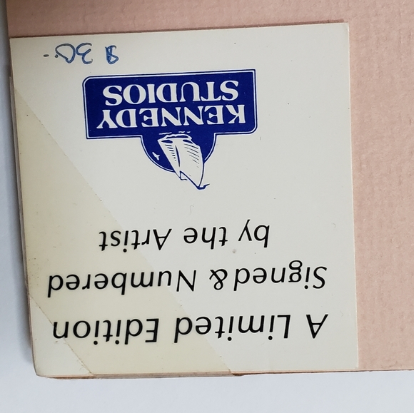 Kennedy Studios 45/1500 numbered print signed - Picture 6 of 6